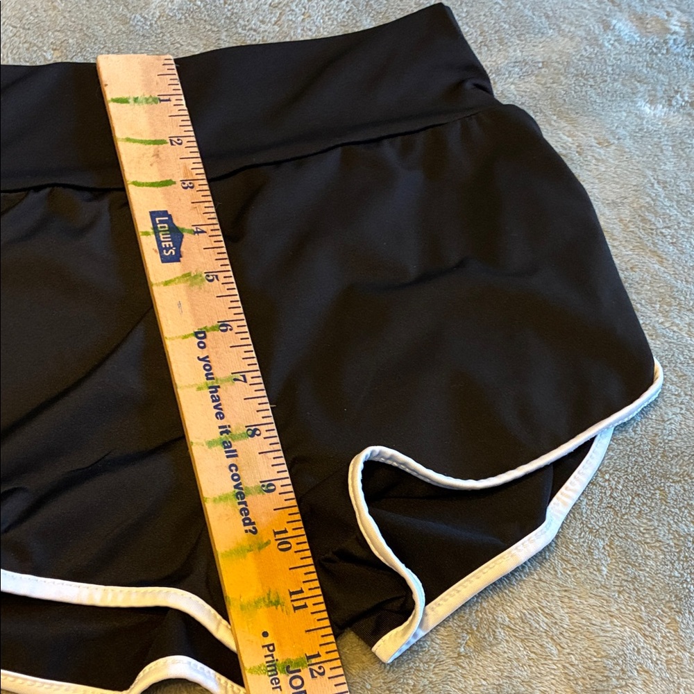 Black Women's Athletic Shorts - Picture 8 of 8